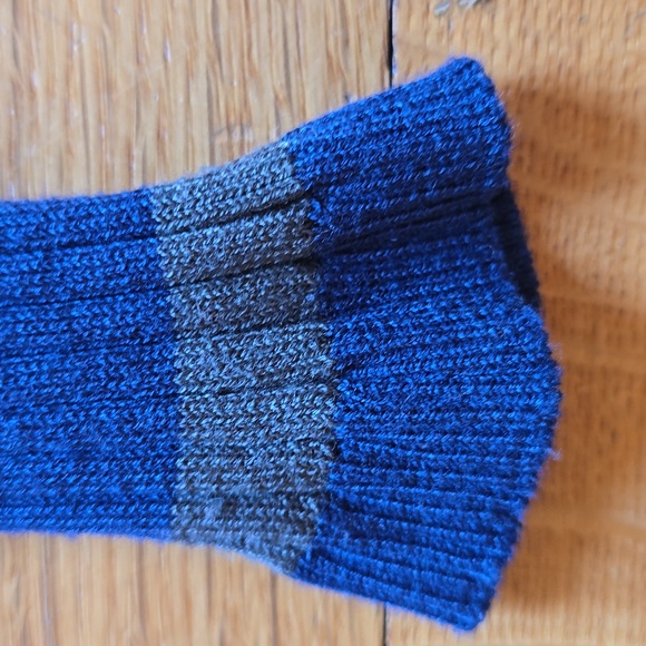 Poof, Ribbed Knit Bodycon Tunic Top, EUC, Navy & Olive, Women's S - Picture 7 of 11